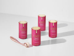 Textura cremosa de SKIN79 Beblesh Balm Rosa al aplicar