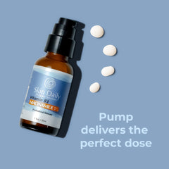 Skin Daily Skincare Solutions Niacinamida Serum: bomba dispensadora ofrece dosis precisa y sin desperdicio.