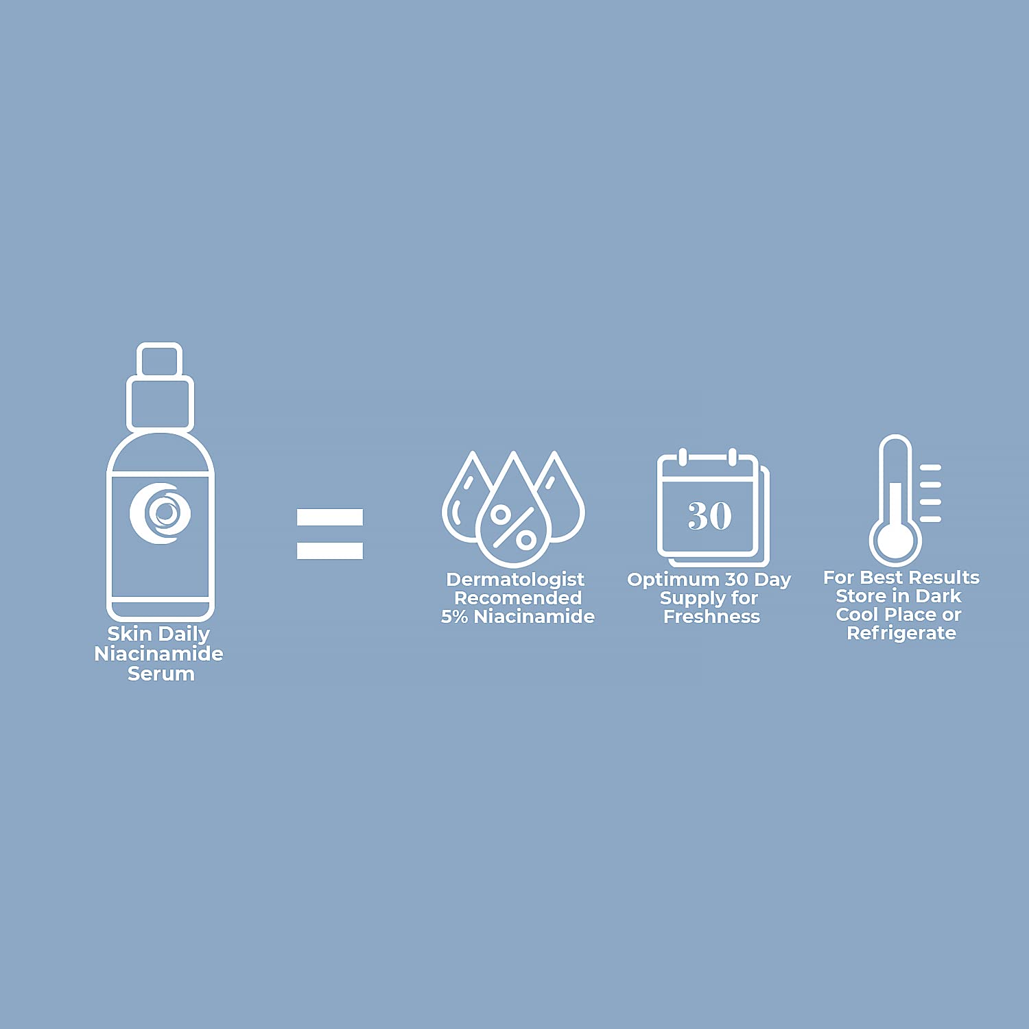 Skin Daily Skincare Solutions Niacinamida Serum: textura sedosa que suaviza la piel al aplicar.