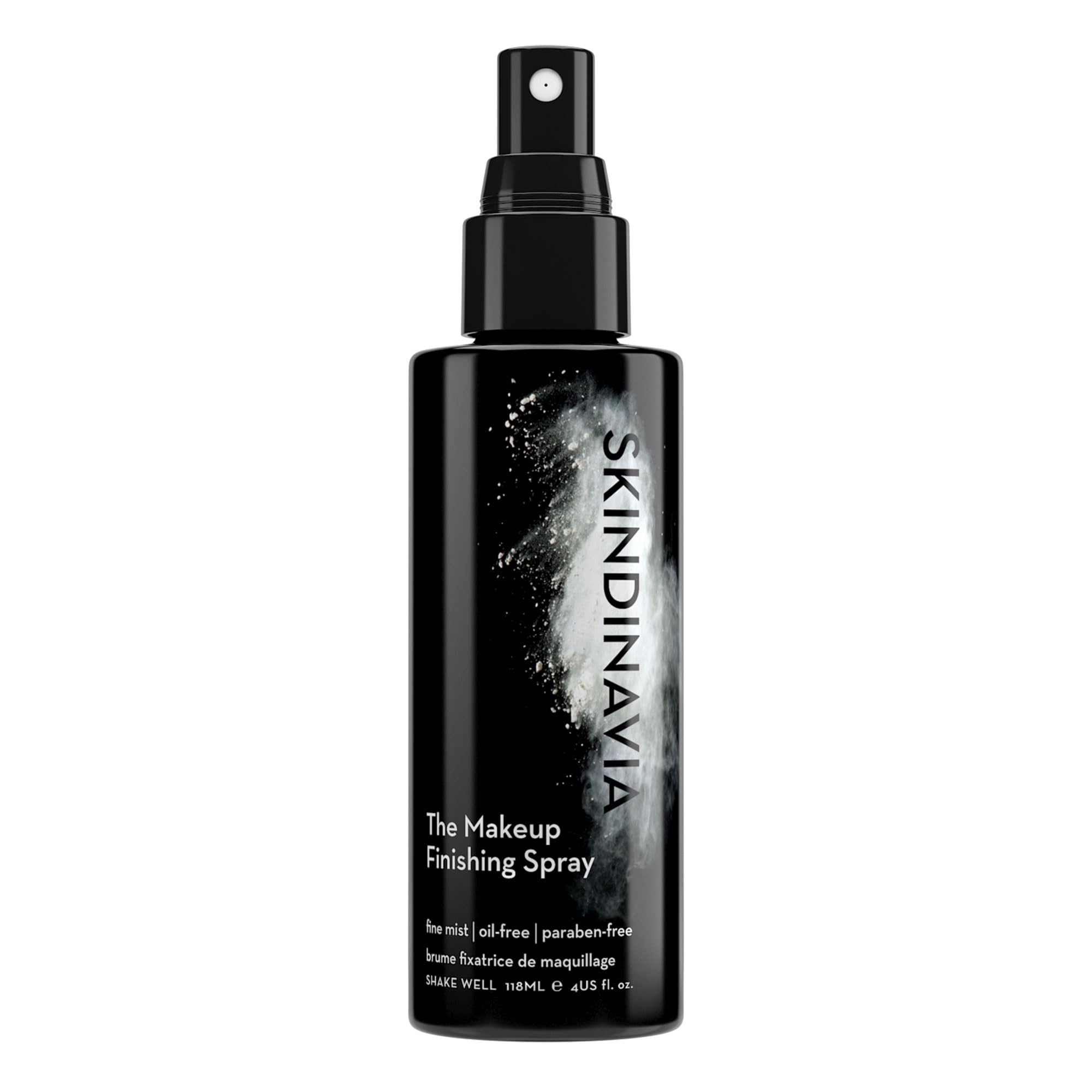 Skindinavia spray fijador de maquillaje, botella 4oz, fijación duradera para uso diario
