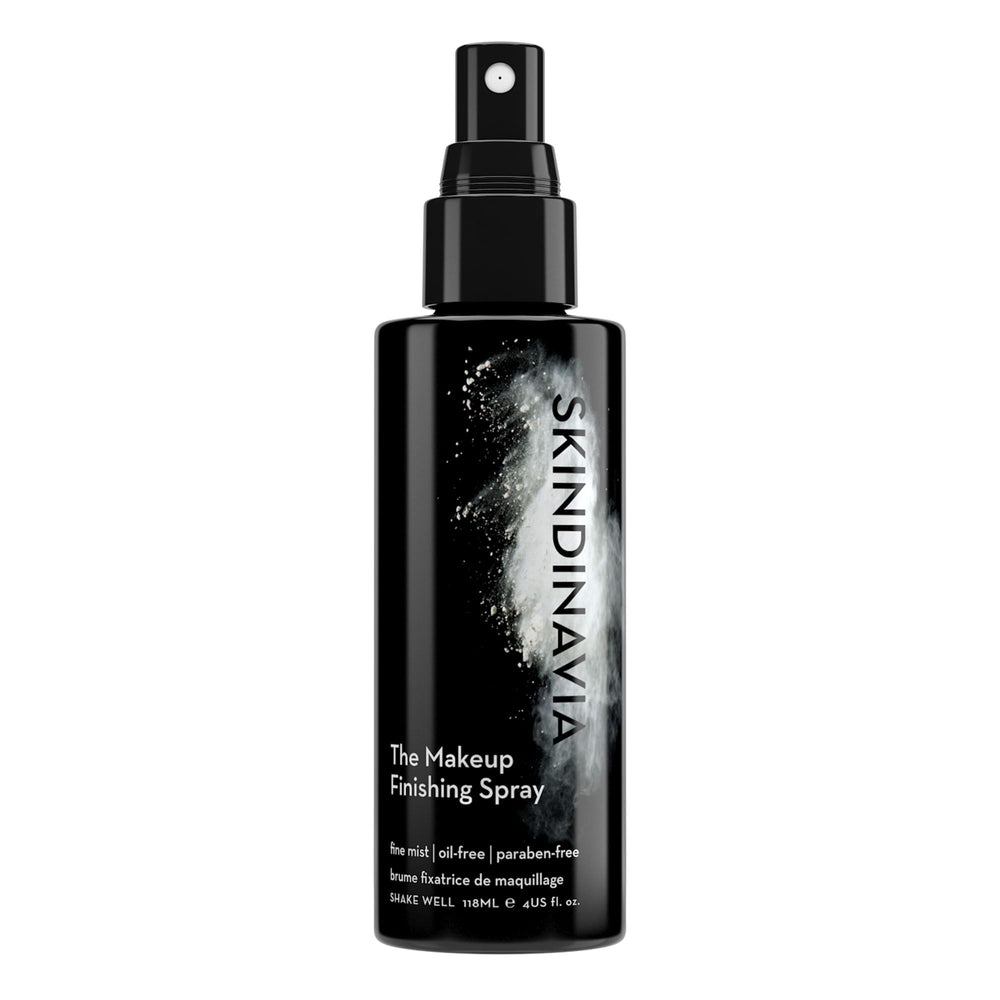 Skindinavia spray fijador de maquillaje, botella 4oz, fijación duradera para uso diario