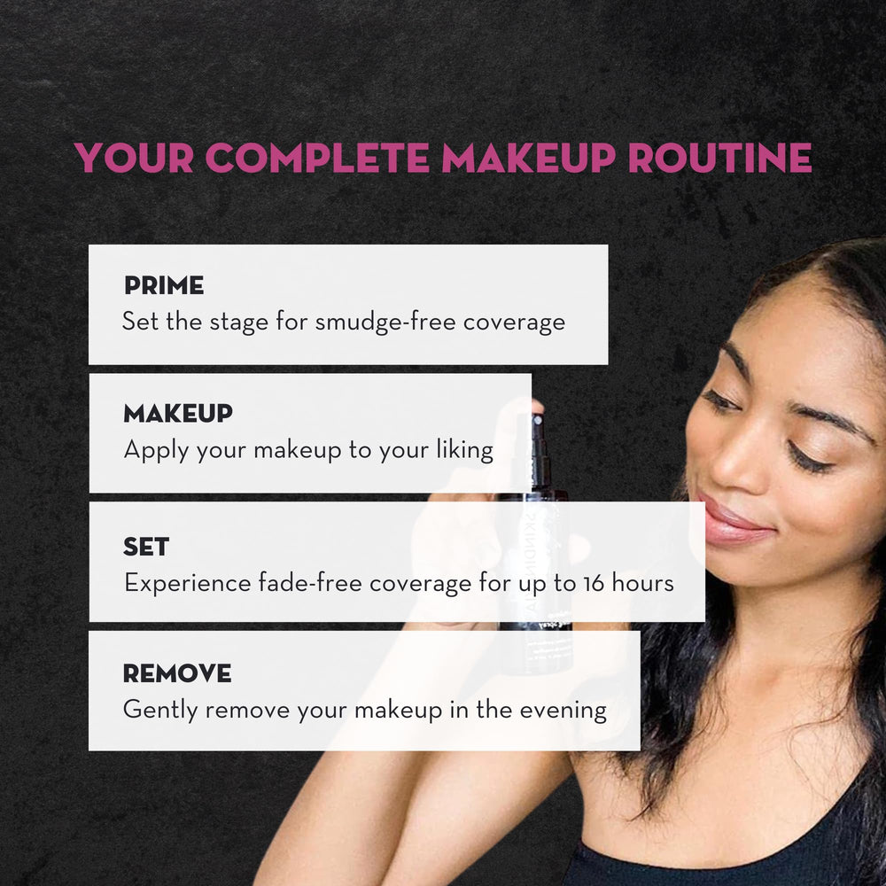 Uso de Skindinavia en bodas y viajes para mantener el maquillaje intacto