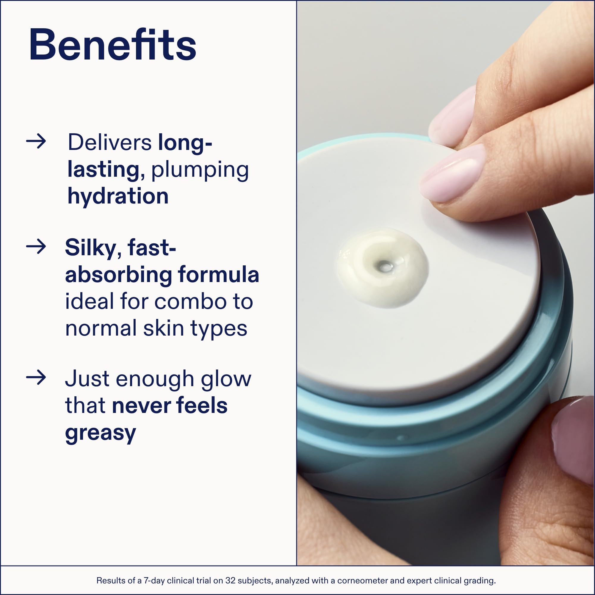 Maquillaje sobre Skinfix Gel Crema Barrera para un brillo sutil.