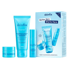Kit Skinfix Barrier+ en caja frontal para uso diario de cuidado de la piel
