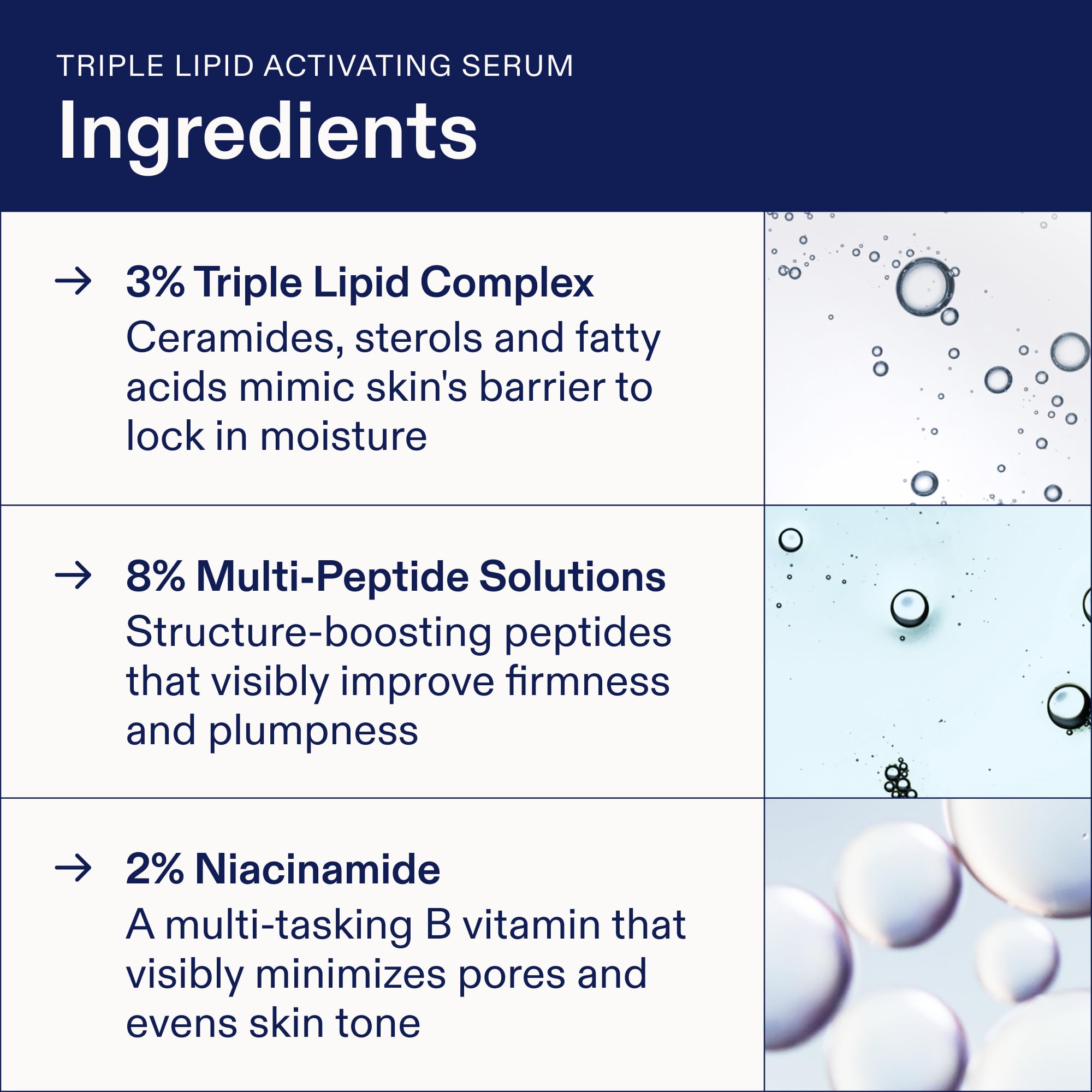 Aplicación del serum mini de Skinfix Barrier+ para piel más firme