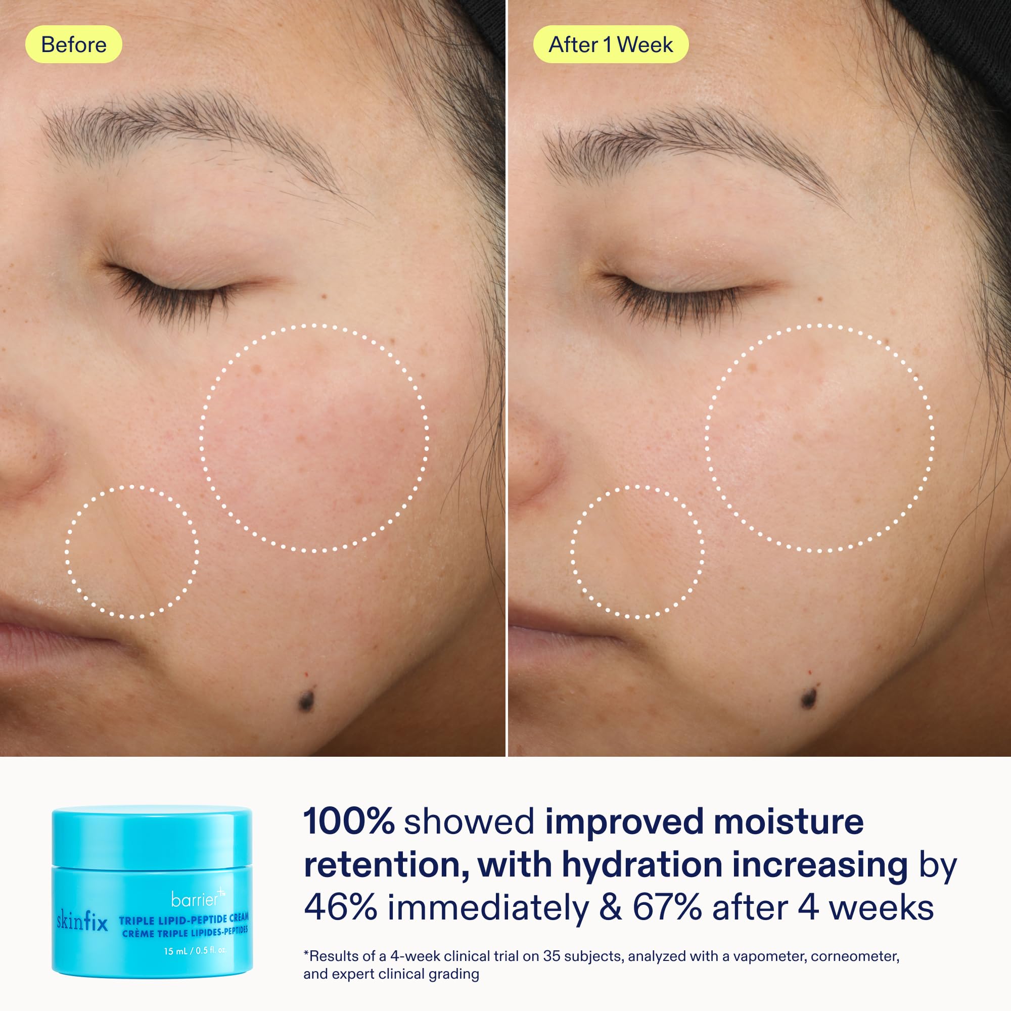 Etiqueta vegana y libre de fragancia de Skinfix Barrier+