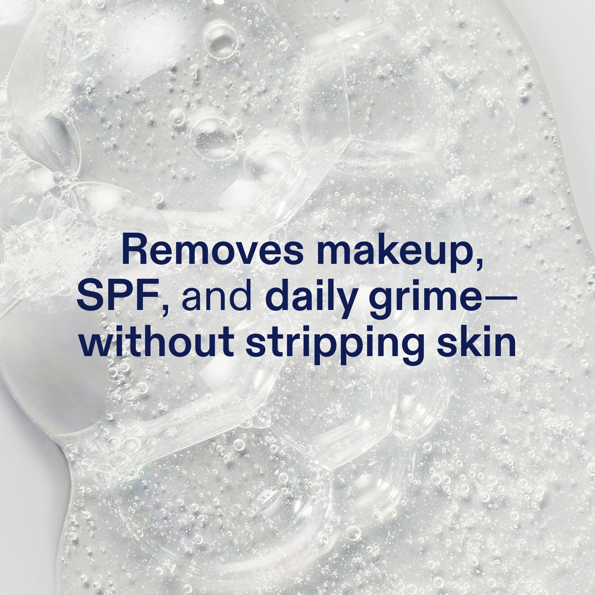 Textura de gel suave de Skinfix Ceramida + Ectoin para limpieza eficaz.