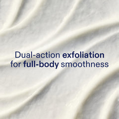 Textura granular del exfoliante para eliminar parches ásperos con eficacia.