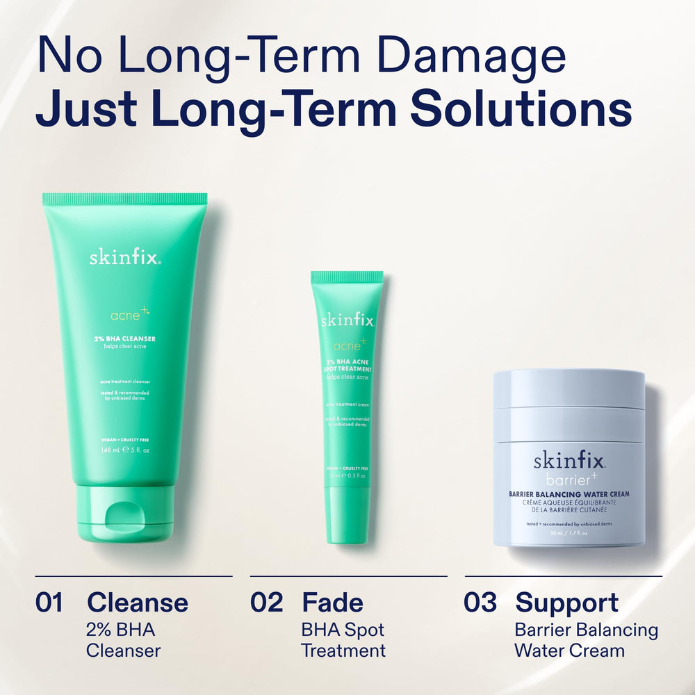 Resultados visibles: reducción de rojez tras 48 horas con Skinfix Spot Treatment.