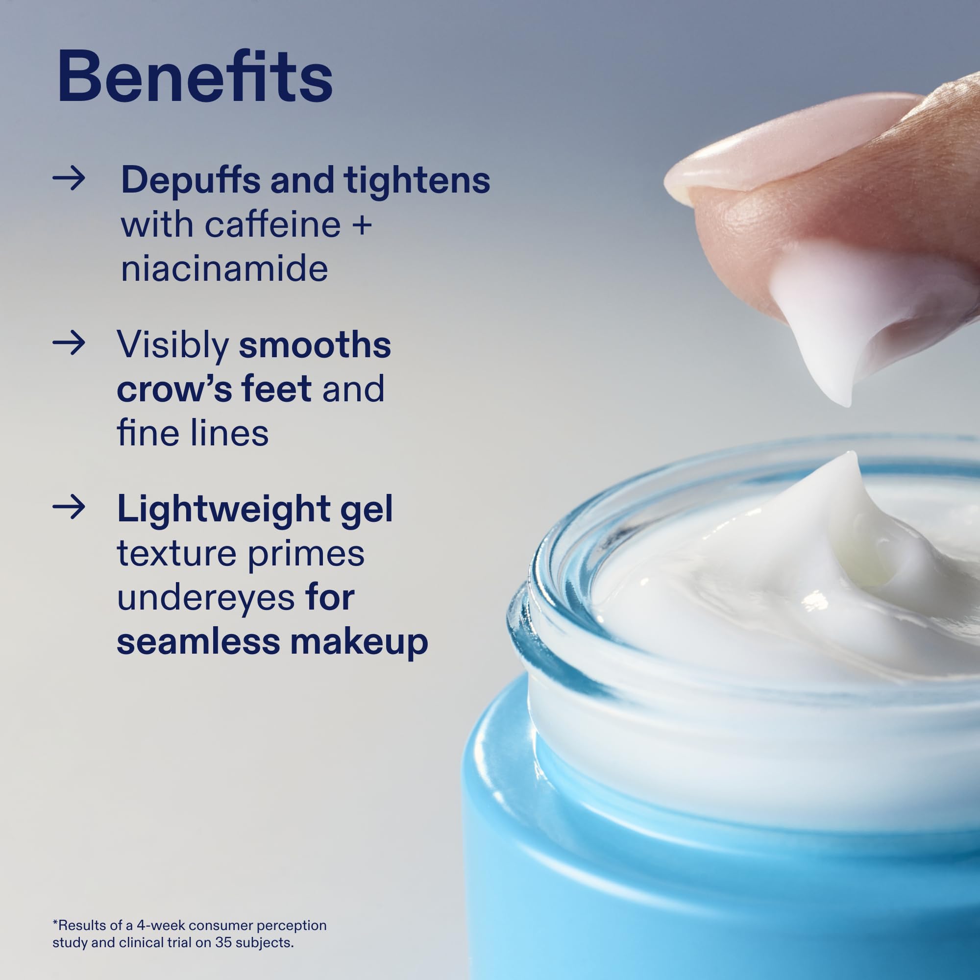 Aplicación de Skinfix por la mañana y noche, rutina sencilla para ojos sensibles.