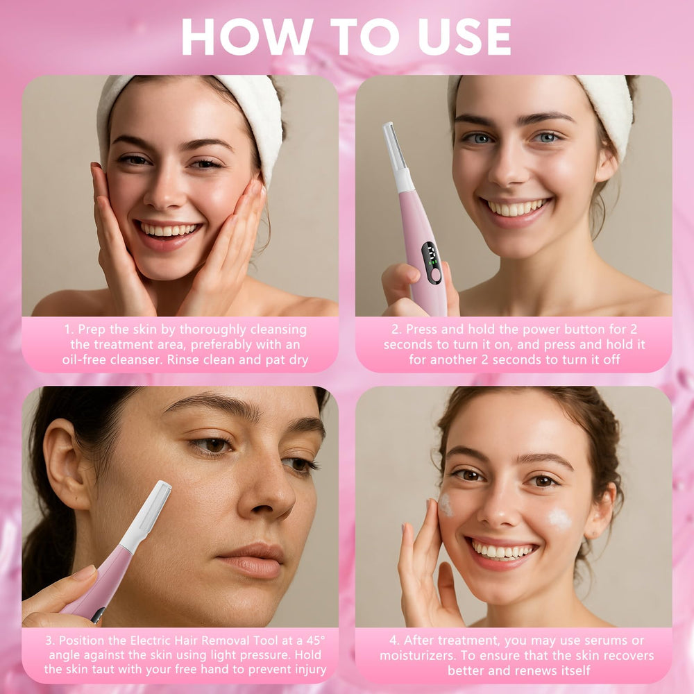 Ocho hojas incluidas para múltiples sesiones de dermaplaning con Skinharbor.