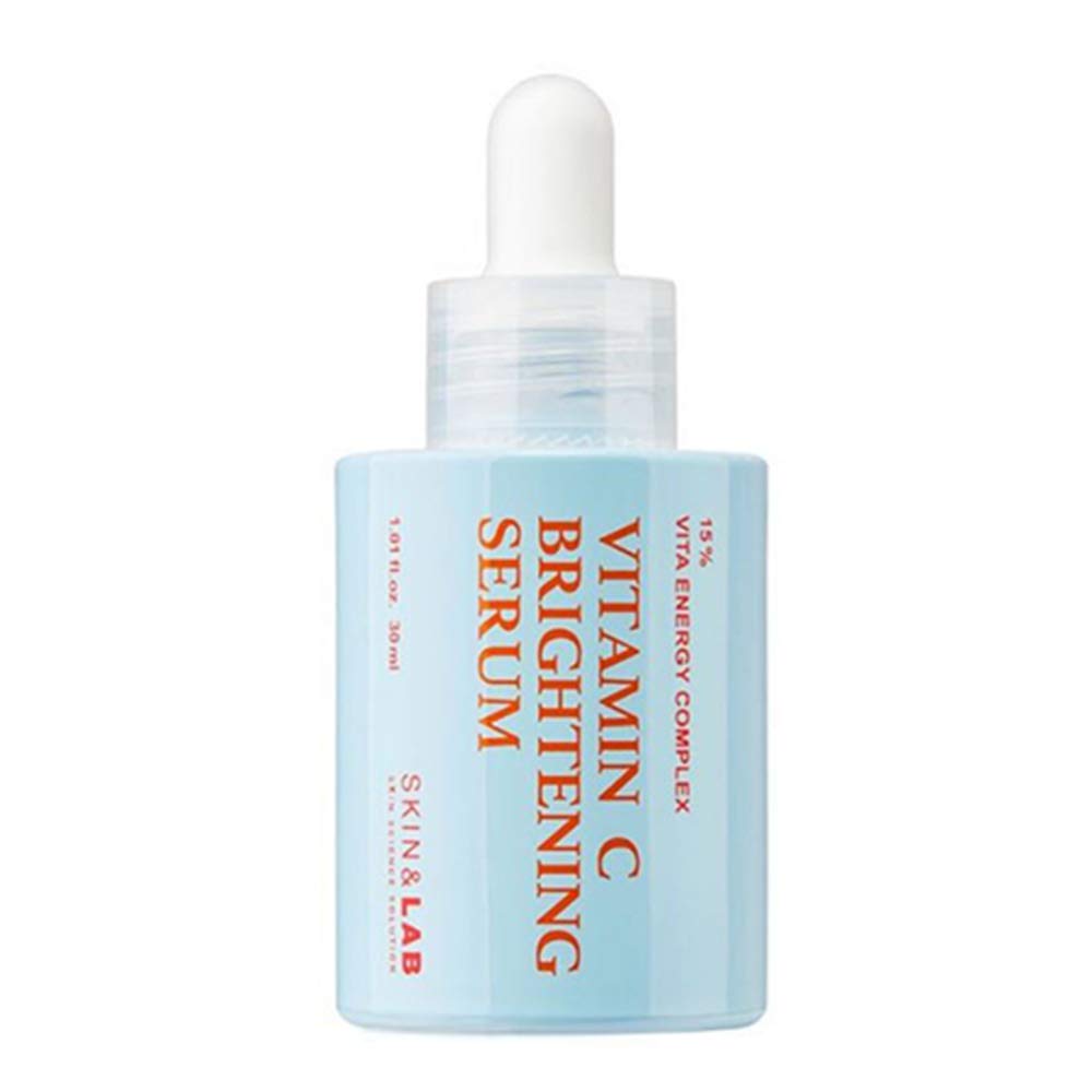 SKIN&LAB Vitamina C Serum frasco: hidratación intensa y luminosidad duradera.