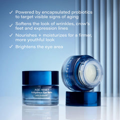 Aplicación nocturna SKINN Age Reset para el contorno ocular.