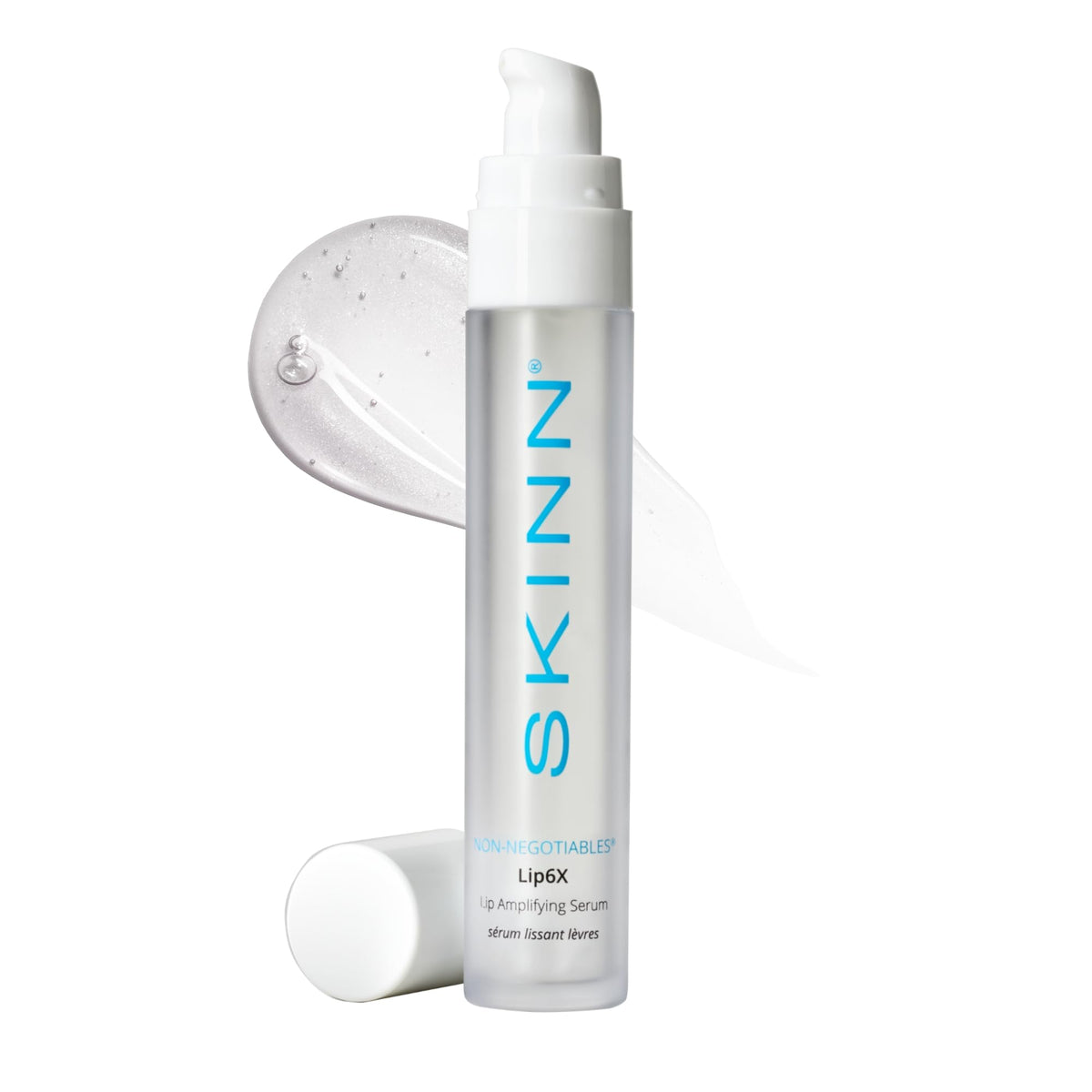 SKINN sérum amplificador de labios con aplicador cómodo para uso diario.