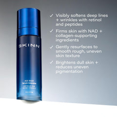 Textura ligera de SKINN Serum Profundo para Arrugas, sensación sedosa