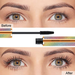 SKINOSM Mascara 4D seda, volumen y longitud en una pasada para realzar la mirada