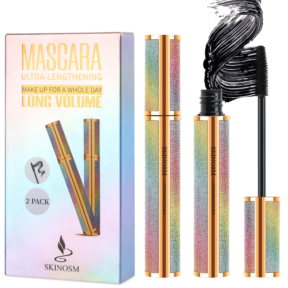 SKINOSM Mascara 4D seda, empaque práctico para un look definido con una sola pasada