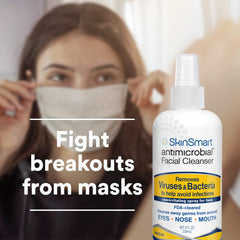 SkinSmart Antimicrobial aplicacion alrededor de ojos para cuidado del contorno ocular