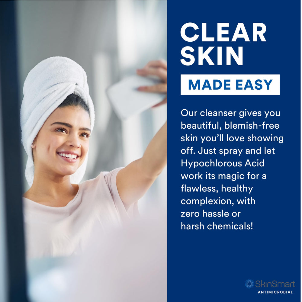 Eliminacion de sudor y suciedad con SkinSmart Antimicrobial en pulverizador