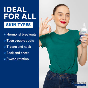 Formula acido hipocloroso de SkinSmart Antimicrobial para limpieza suave