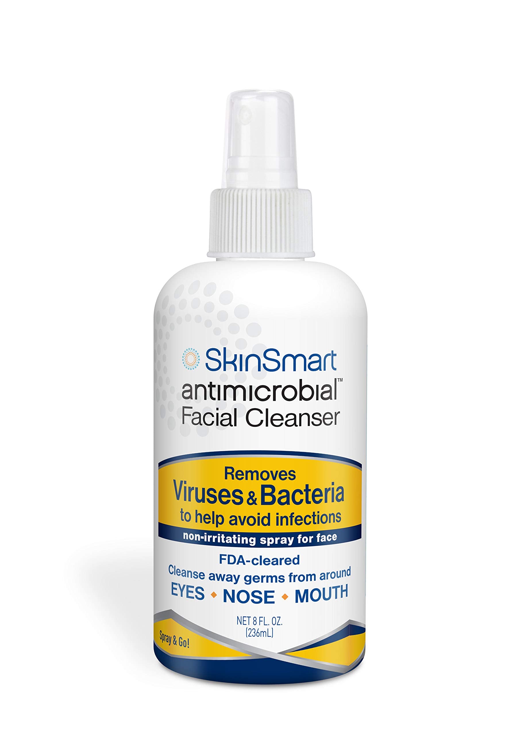 SkinSmart Antimicrobial limpiador facial en nebulizador para uso diario en la piel