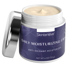 Skintensive crème, texture non grasse, pénètre rapidement sur visage et mains.