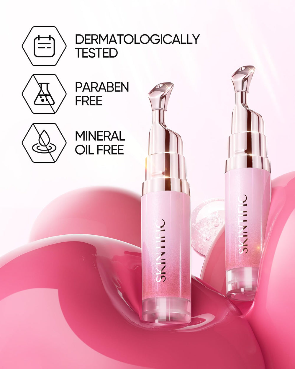 SKINTIFIC APLICACIÓN NOCTURNA LABIOS cuidado nocturno para suavidad al despertar.