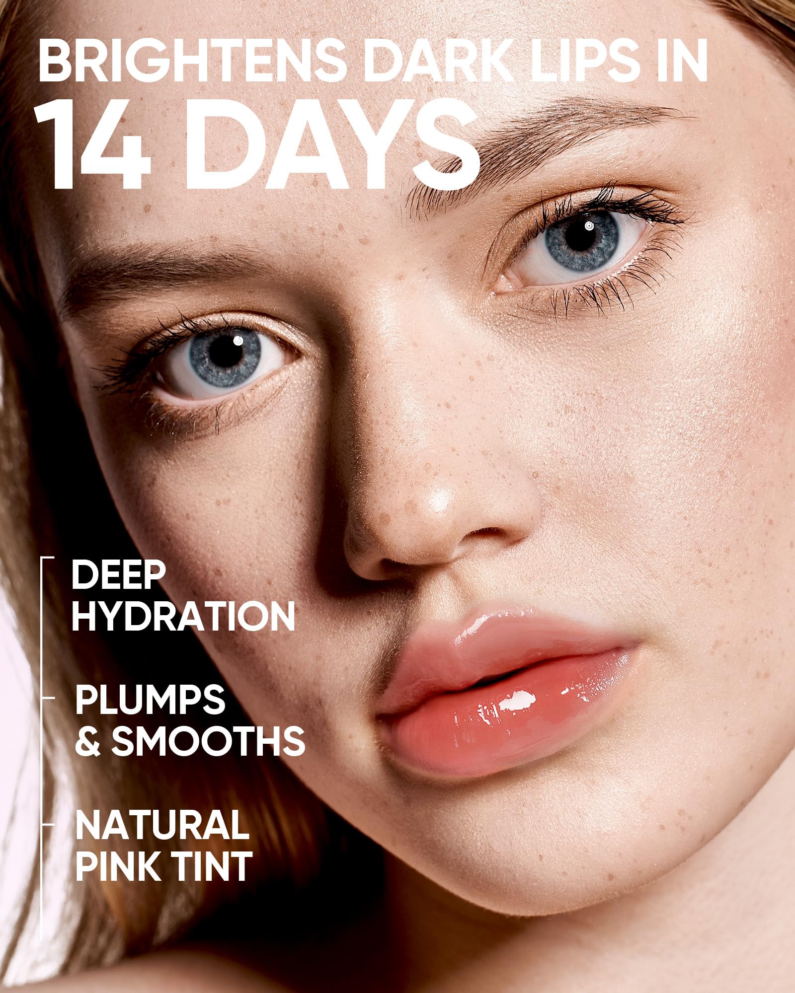 SKINTIFIC brillo-labios con tinte natural para un aspecto saludable