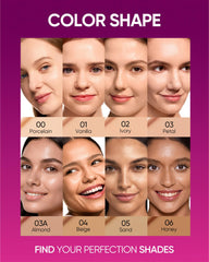 SKINTIFIC Pink Glow Cushion texture close-up highlighting hydrating, lightweight feel