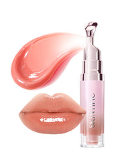 SKINTIFIC SUERO LABIOS BRILLO coral-rosa brillo suave e hidratación para labios.