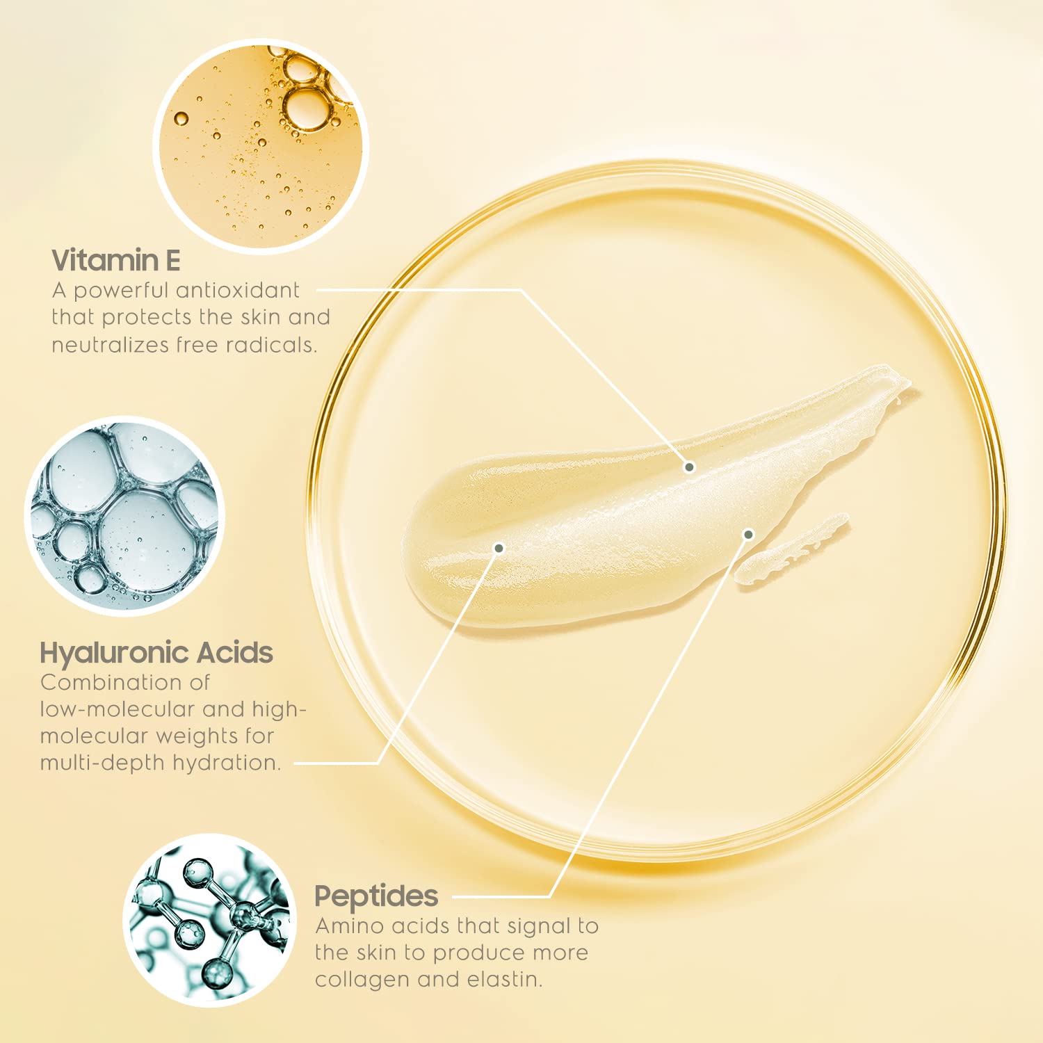 Textura sedosa del Serum Hialurónico Skinworks para una sensación fresca.