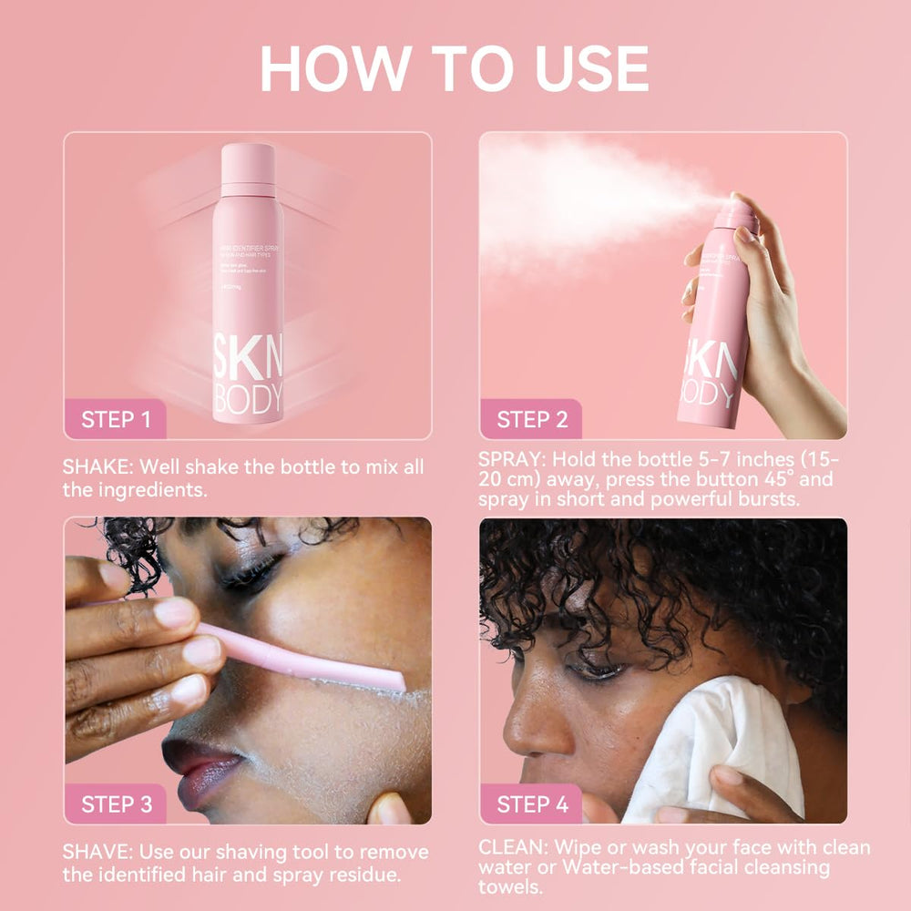 SKNBODY Step-by-step usage guide for a simple routine.