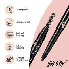 Skone Brow Wand, textura cremosa y resistencia al agua para cejas duraderas.