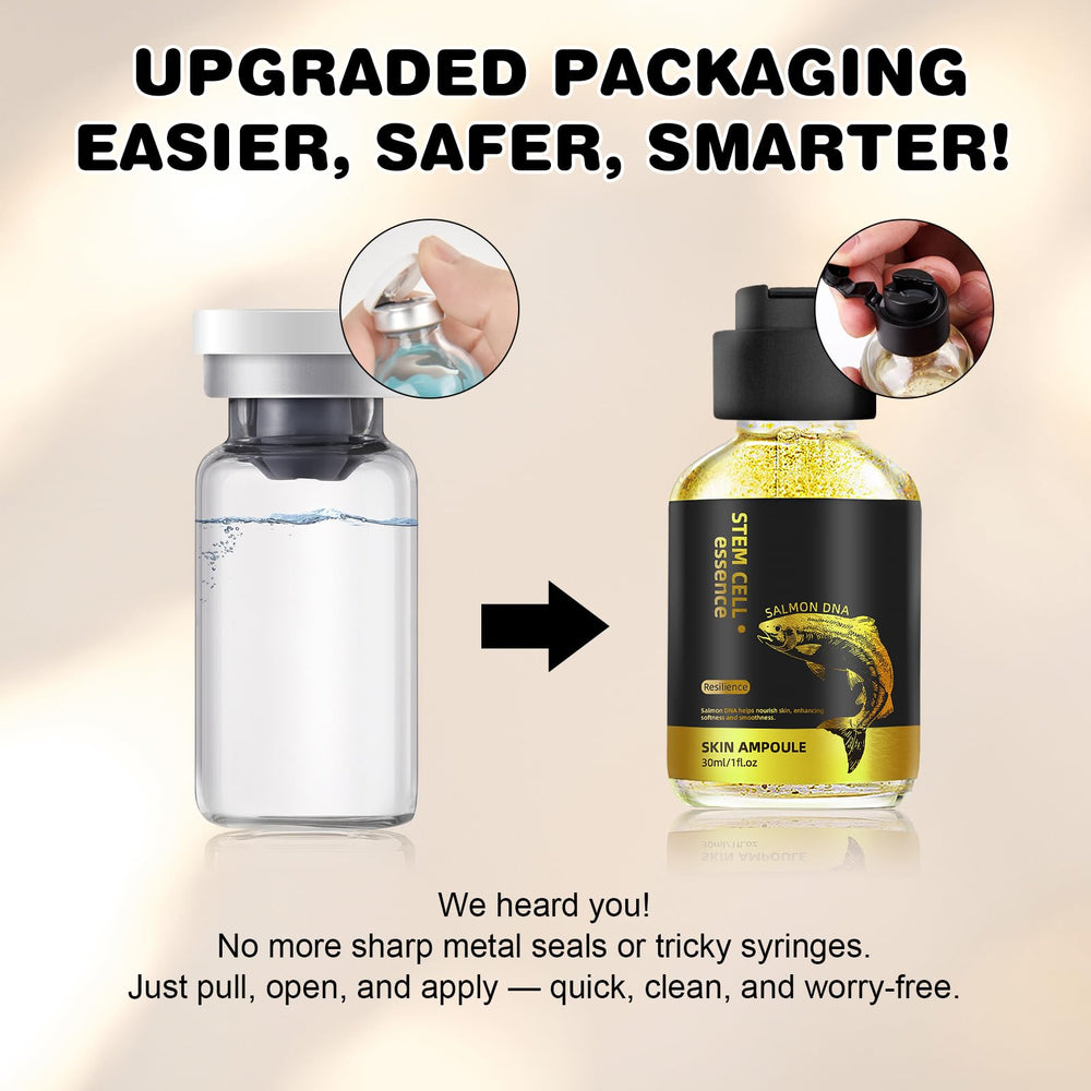 SKSOYT Serum ADN de salmón, empaque práctico para uso limpio.