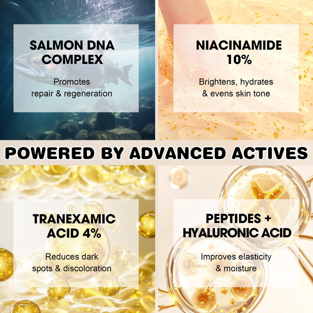 SKSOYT Serum ADN de salmón, textura suave y calmante para la piel.