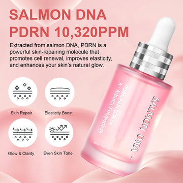 SKSOYT serum ADN de salmón 10320ppm, textura ligera para hidratación diaria.