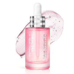 SKSOYT serum rosa de péptidos 12 con ADN de salmón en botella para iluminación suave.
