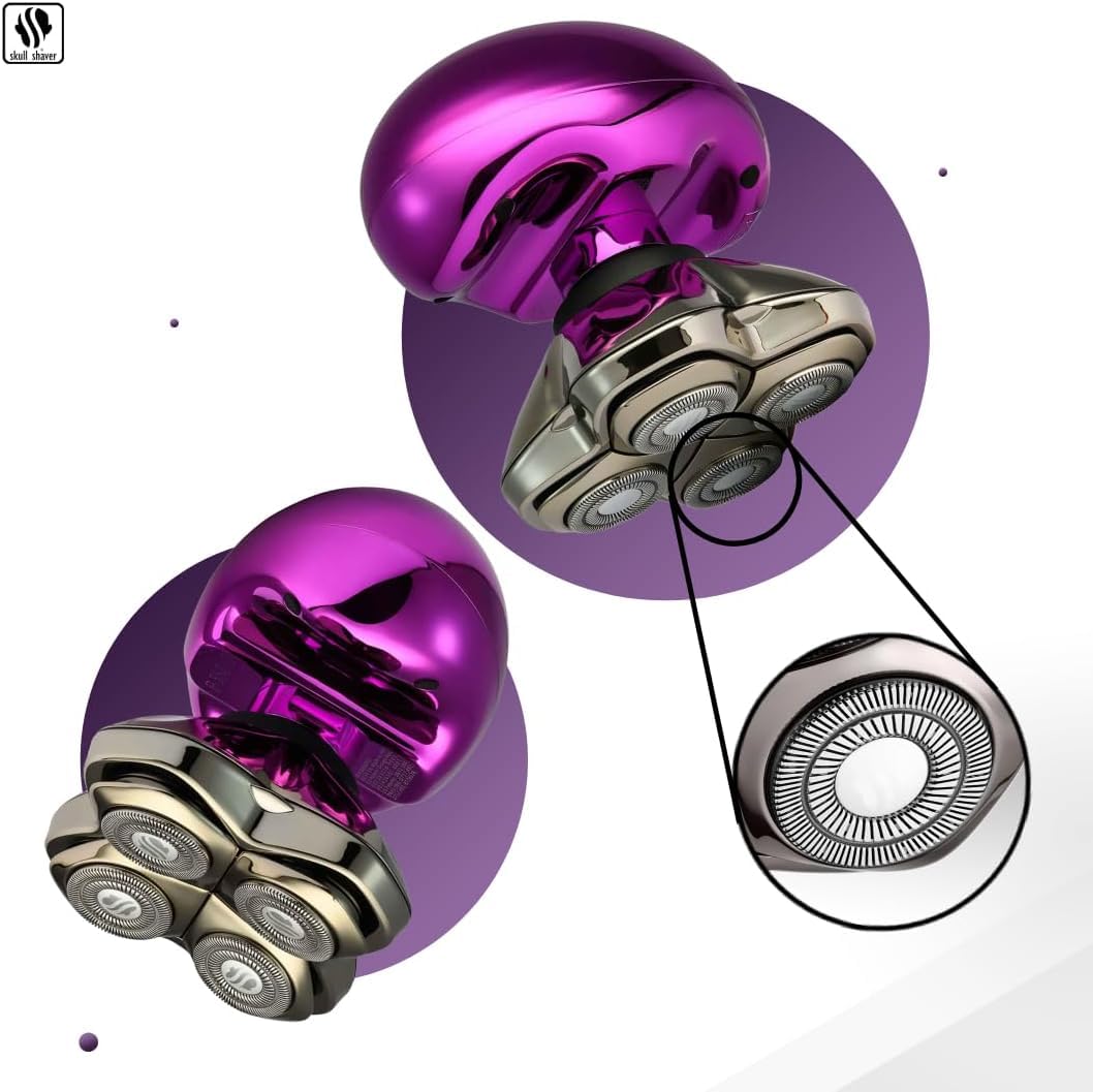 Skull Shaver Butterfly Kiss Pro, uso seco, afeitado rápido sin agua