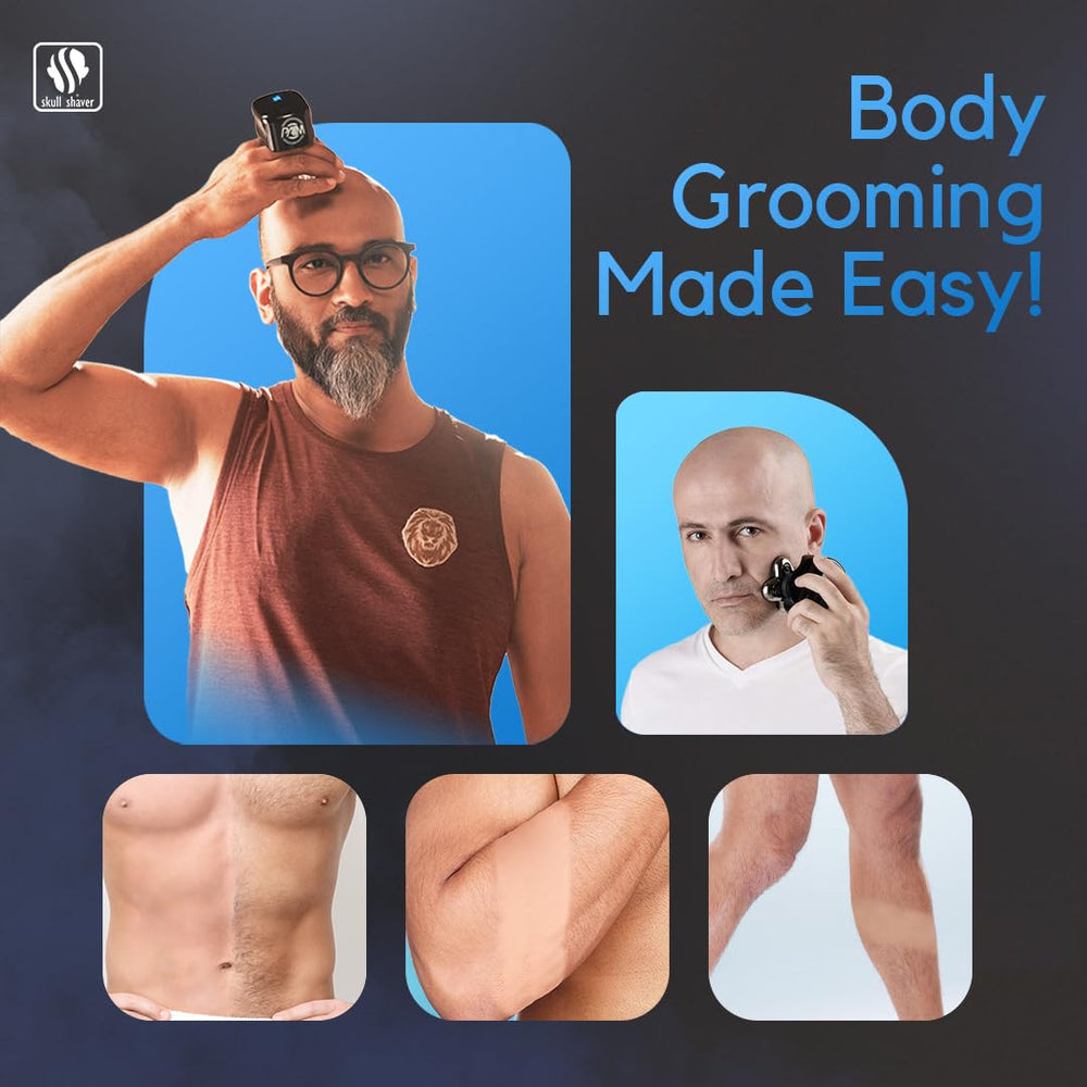 Uso húmedo y seco del Skull Shaver Palm MX5 para mayor flexibilidad