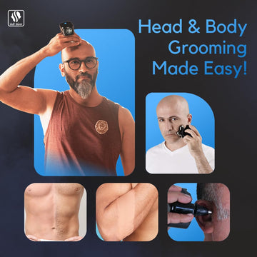 Skull Shaver resistente al agua para uso en ducha
