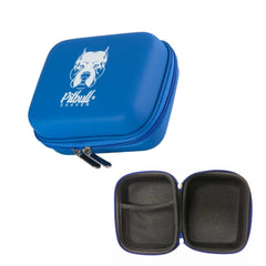Skull Shaver Pitbull: estuche de viaje azul que protege cabezales y accesorios
