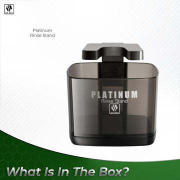 Skull Shaver Platinum Rinse Stand prolonga la vida útil de la afeitadora