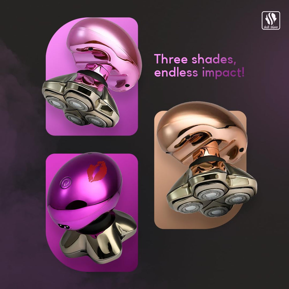 Skull Shaver Butterfly Kiss Pro en color rosa para cuidado diario