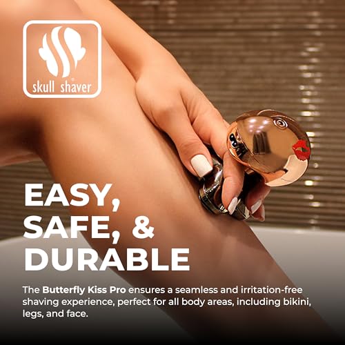 Skull Shaver Butterfly Kiss Pro para piernas lisas sin irritacion.