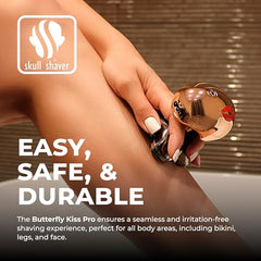 Skull Shaver Butterfly Kiss Pro para piernas lisas sin irritacion.