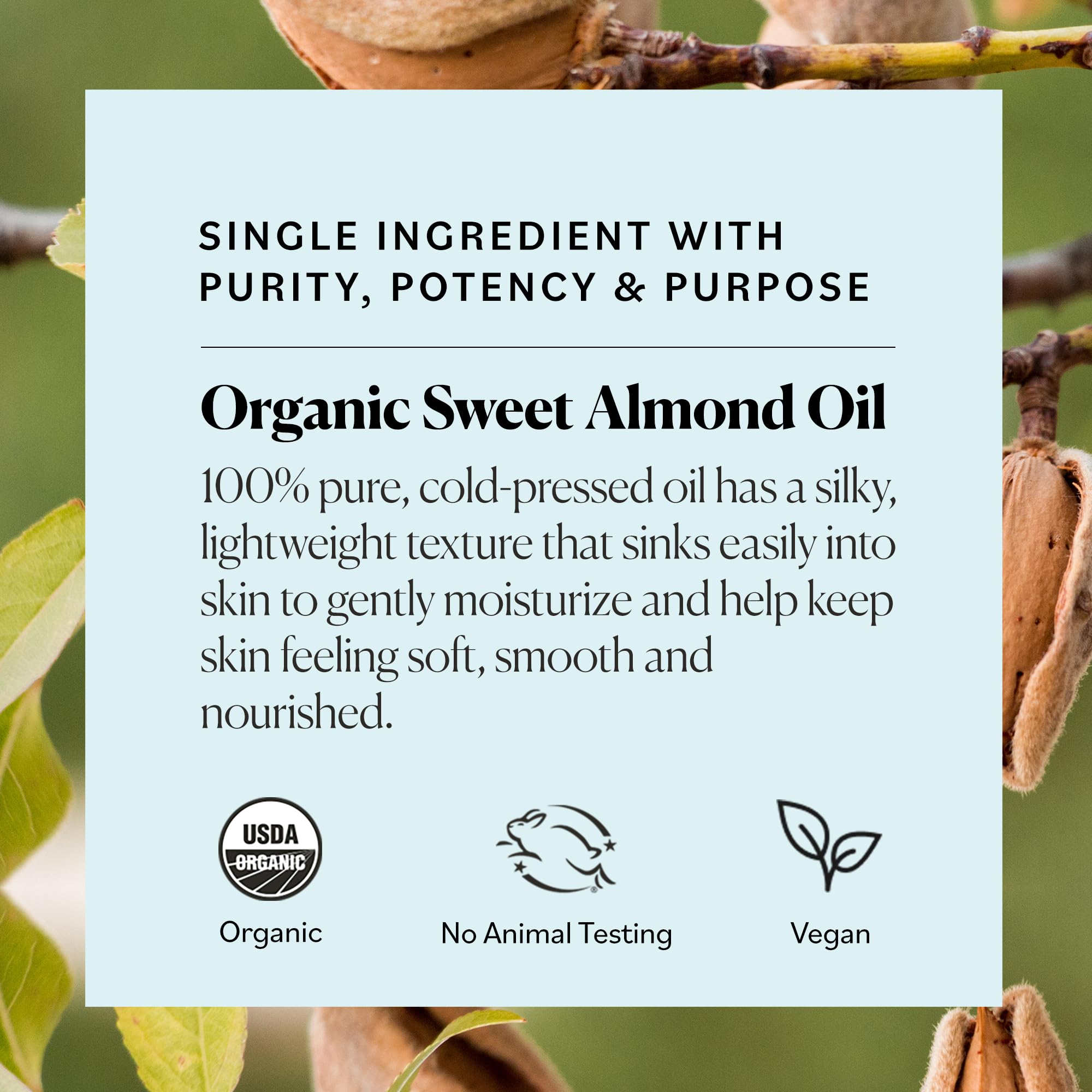 Sky Organics Aceite de Almendras Dulces – hidratación cabello y cutículas