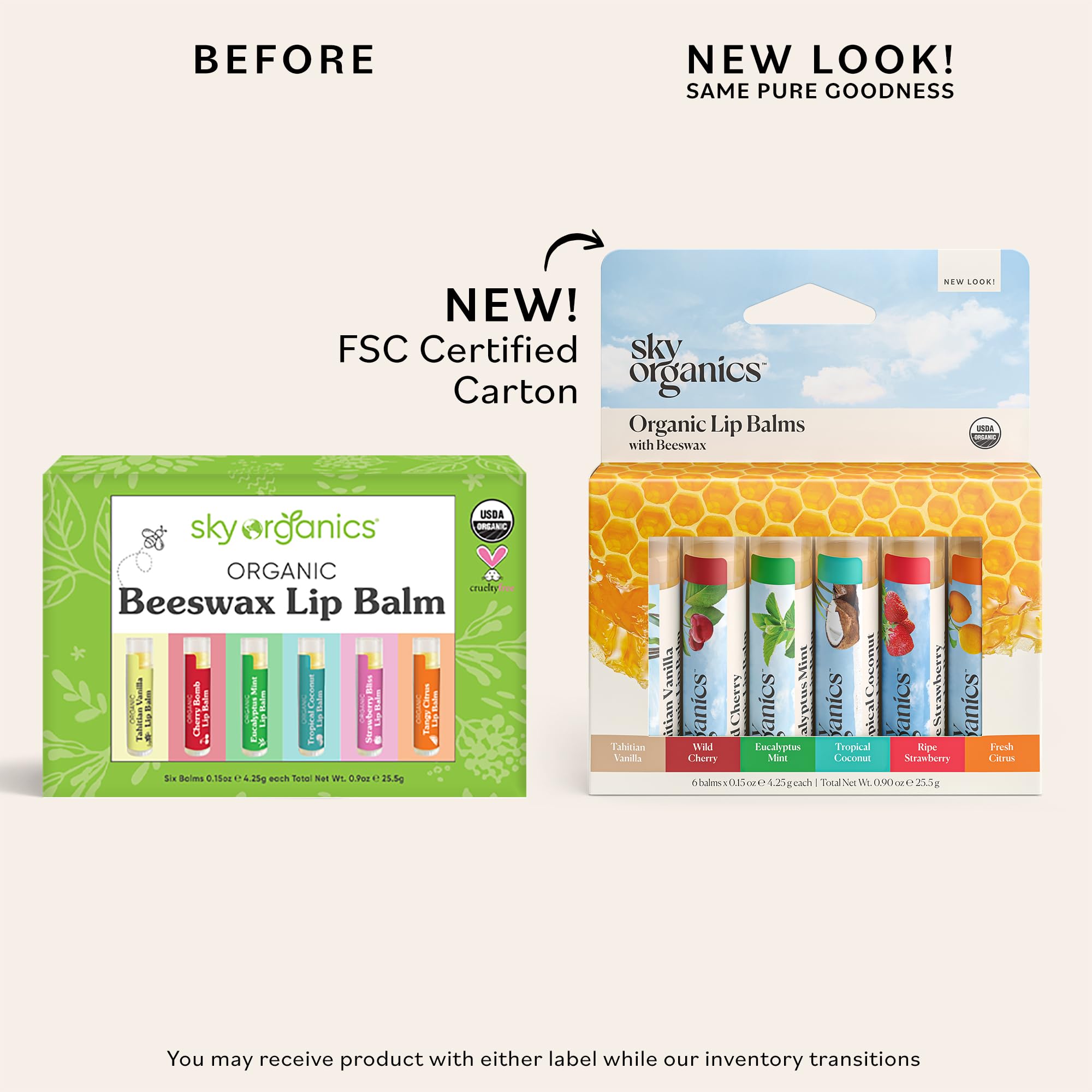 Sky Organics bálsamo labial cereza salvaje para sabor y proteccion