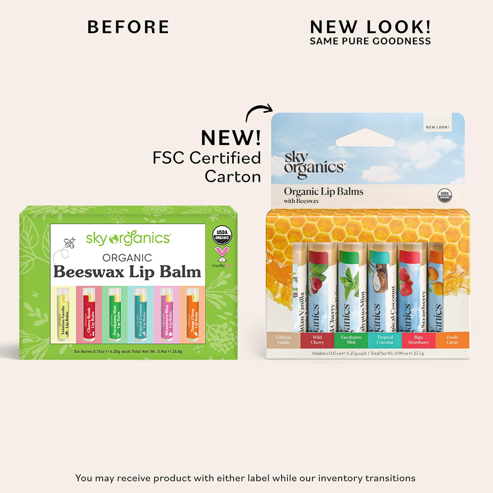 Sky Organics bálsamo labial cereza salvaje para sabor y proteccion