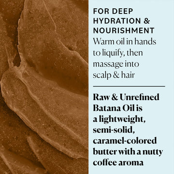 Sky Organics Batana Oil: aplicación en cuero cabelludo para nutrición y brillo.