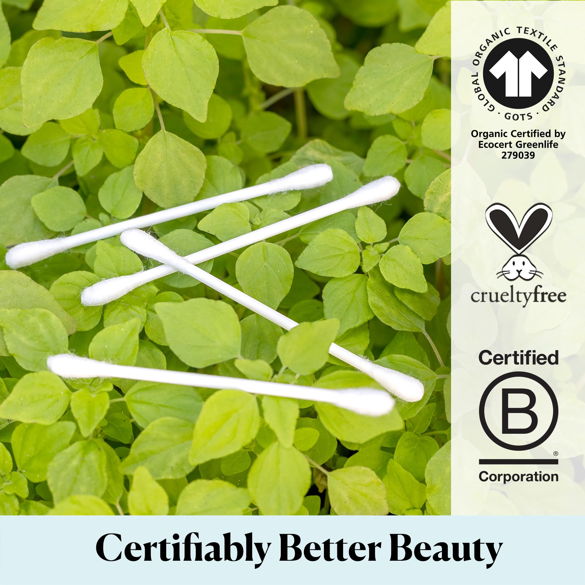 Sky Organics Coton-tiges - outils beauté simples pour vernis et soins.